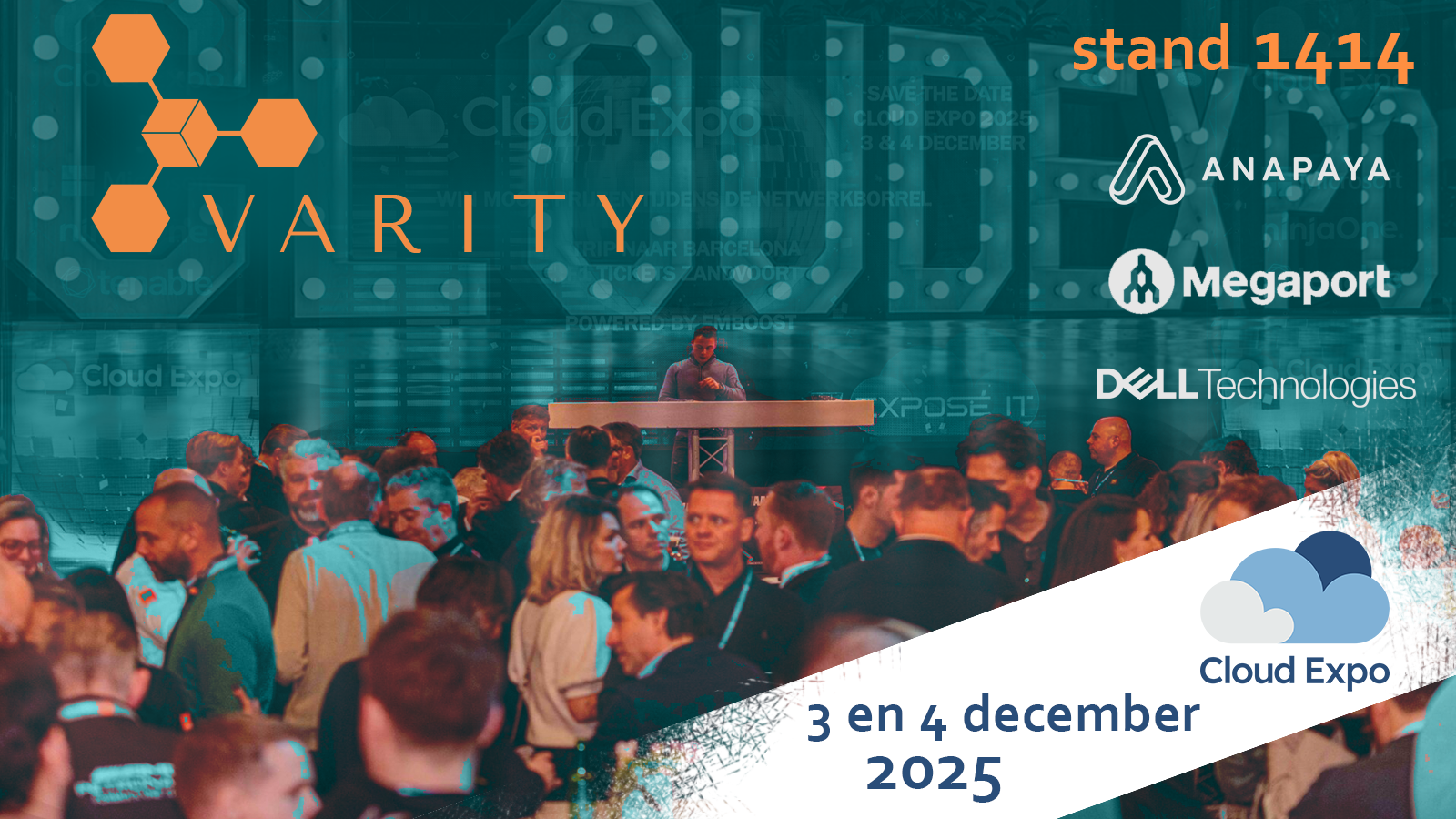 Cloud Expo 2025 - Varity met partners Anapaya, Megaport en Dell